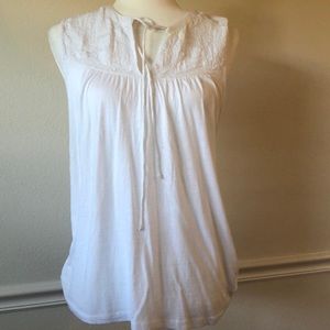 BNWT Lucky Brand white top